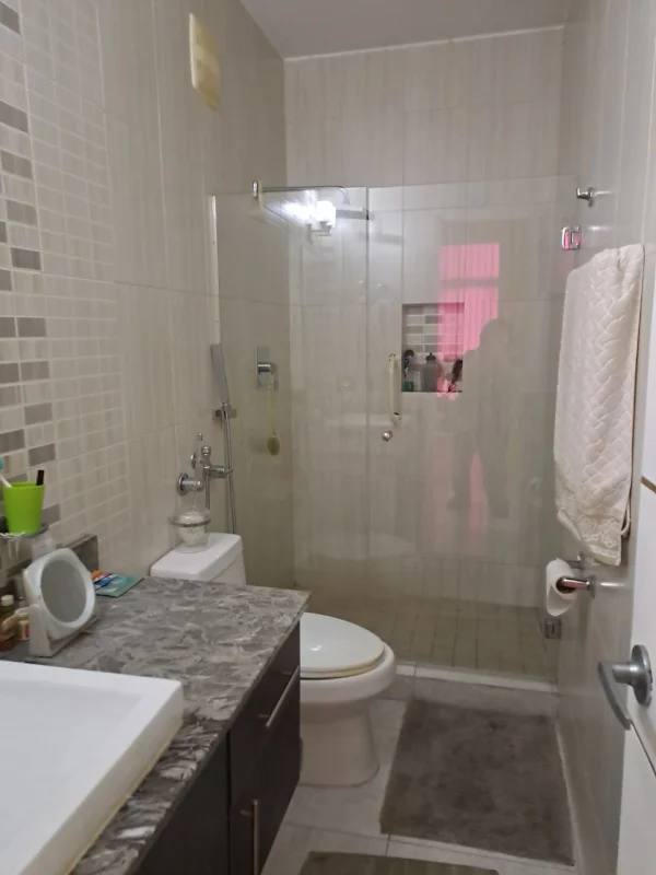 Balcony with panoramic city skyline view from apartment in PH Luxor Tower El Cangrejo Panama