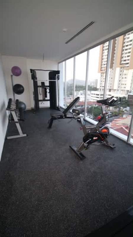 Bedroom with AC-ready install, accent wall geometric design La Loma Hato Pintado Panama