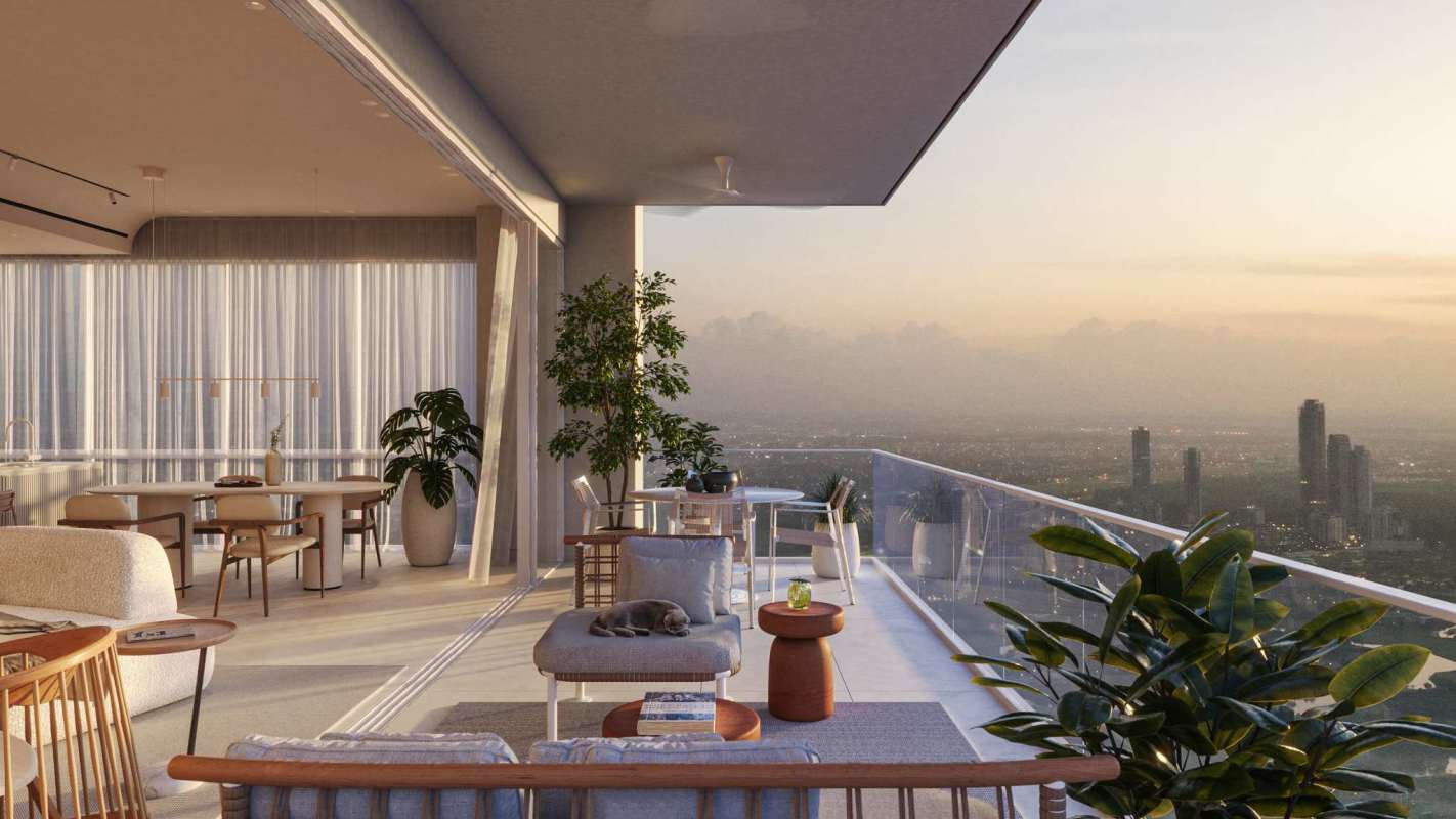 Modern spacious apartment with living dining and large balcony PH Bioma Costa del Este Panama