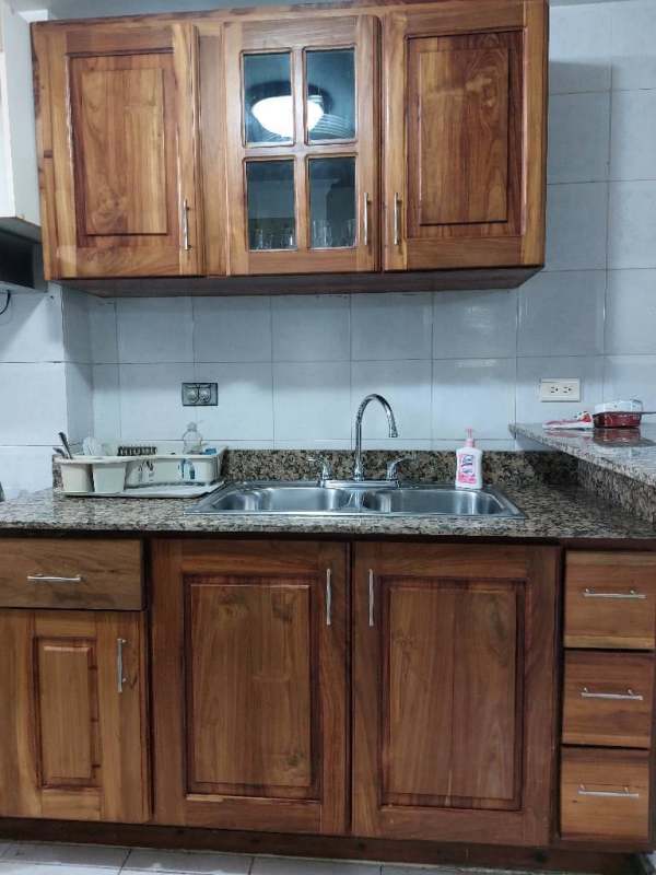 Bedroom with built-in closets, AC, tile floors at Albrook Tower Residence Clayton Panama