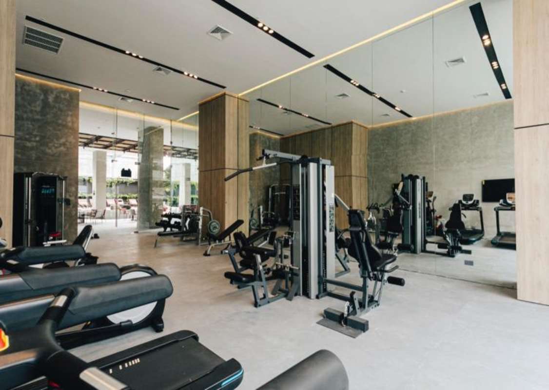 Spacious modern gym with fitness equipment PH Velure El Cangrejo Panama