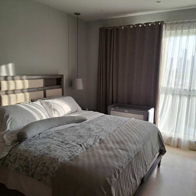 Bedroom with natural light nursery setup Santa Maria The Reserve Panama City