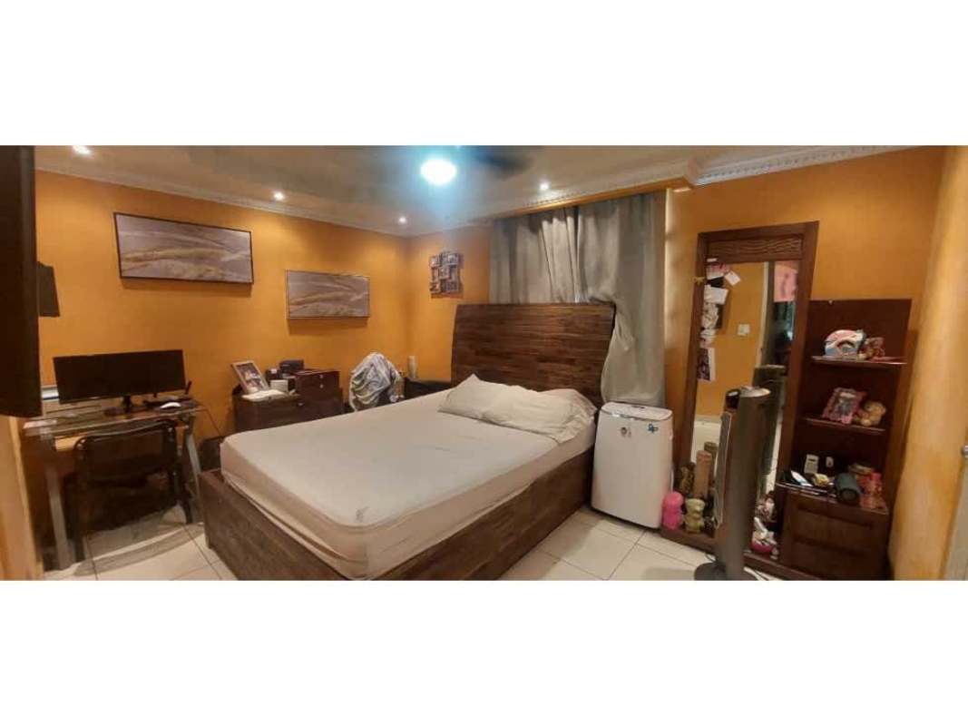 Contemporary bathroom with granite vanity and glass shower in PH Mallorca Park Village Los Andes Panama