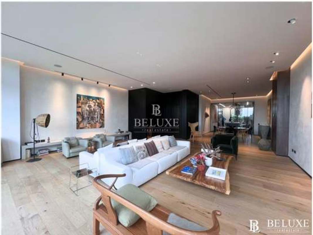 Open plan luxury living dining area with ocean views Garden Ocean Reef Punta Pacífica