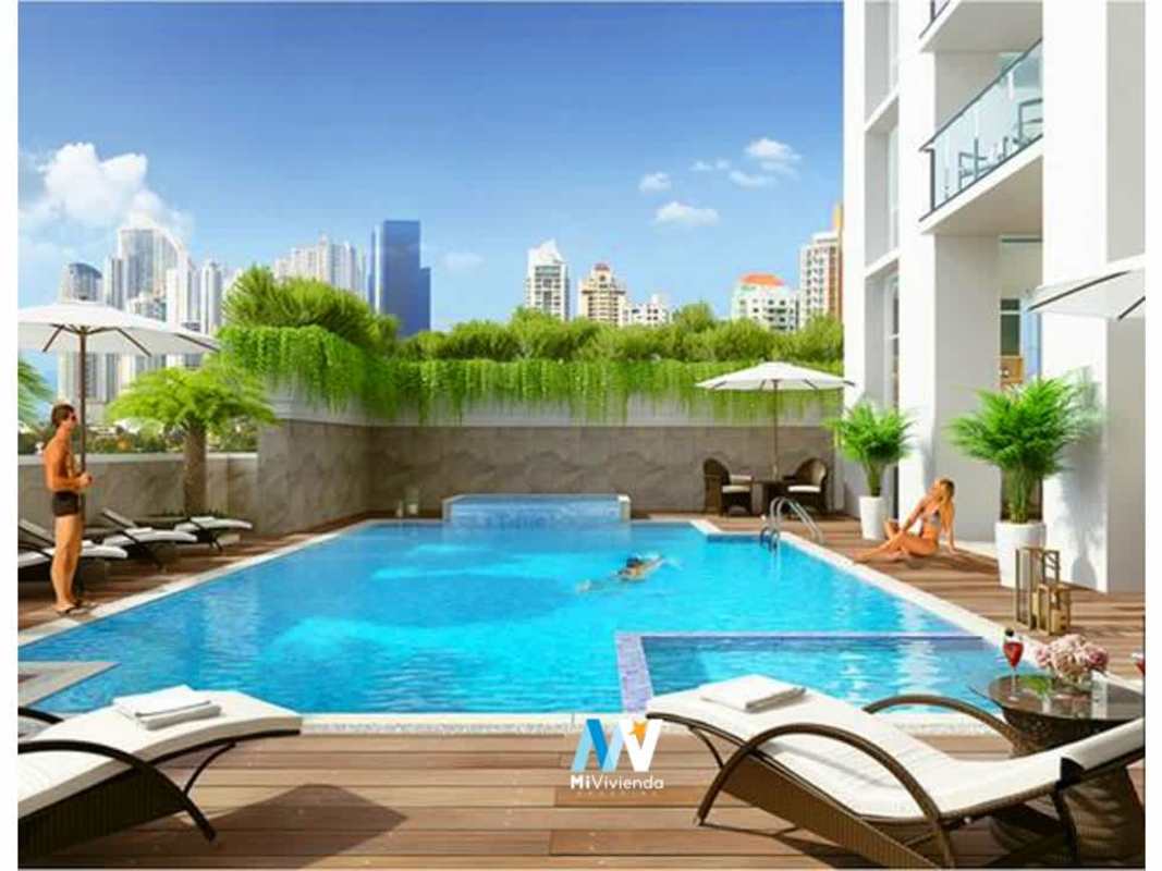 Aerial view of Santa María Golf & Country Club with PH The Colonial Panama luxury community