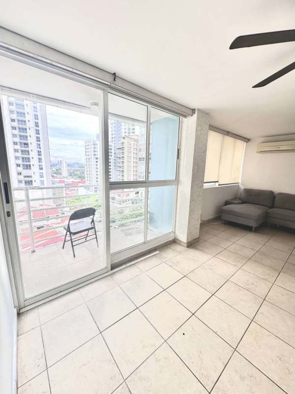 Private balcony overlooking city skyline PH Rim Tower Hato Pintado Panama