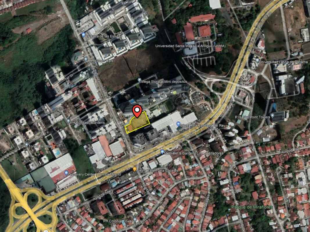 Highlighted corner lot for commercial and residential project development Panama City