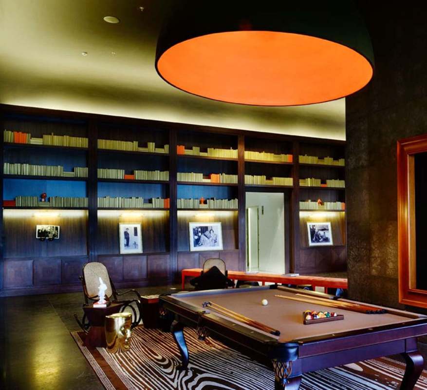Contemporary game room with foosball eclectic decor PH Yoo by Starck Panama