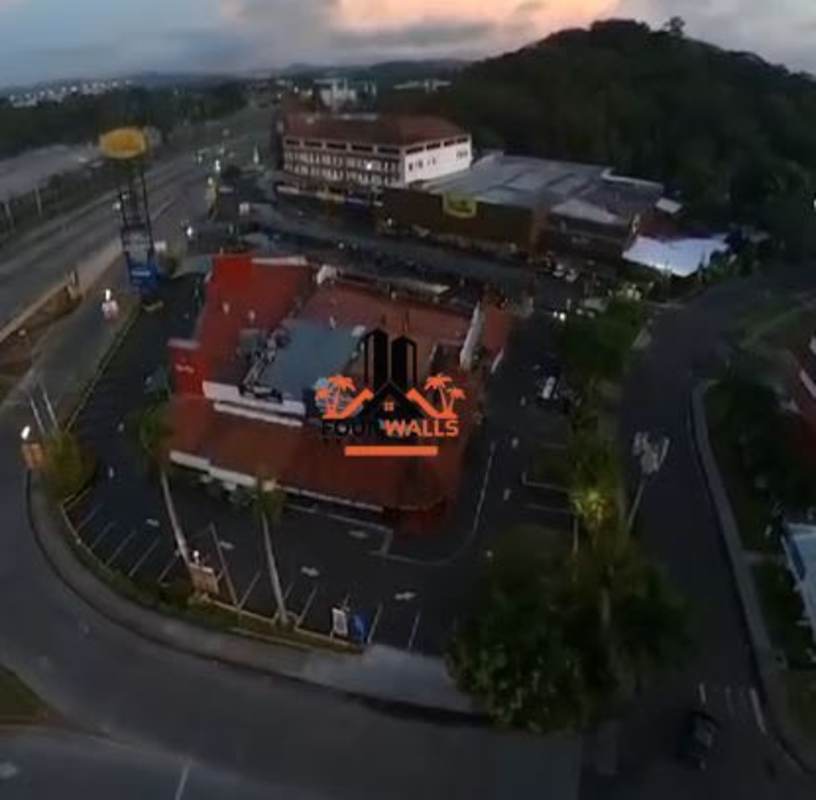 Commercial shopping area with large parking and main road access Albrook Panama