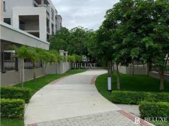 Walkways through lush gardens within PH River Valley Panama Pacifico