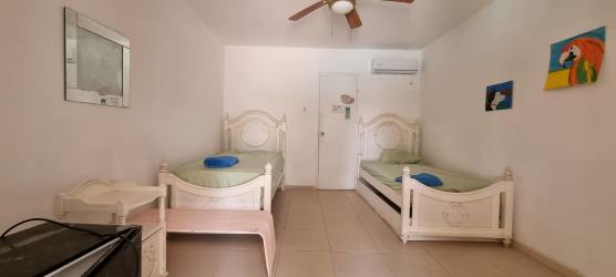 Private basketball court with tropical garden surroundings at Coronado Panama villa