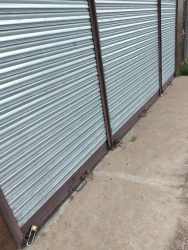 Blue exterior commercial building with street access Santiago Panama