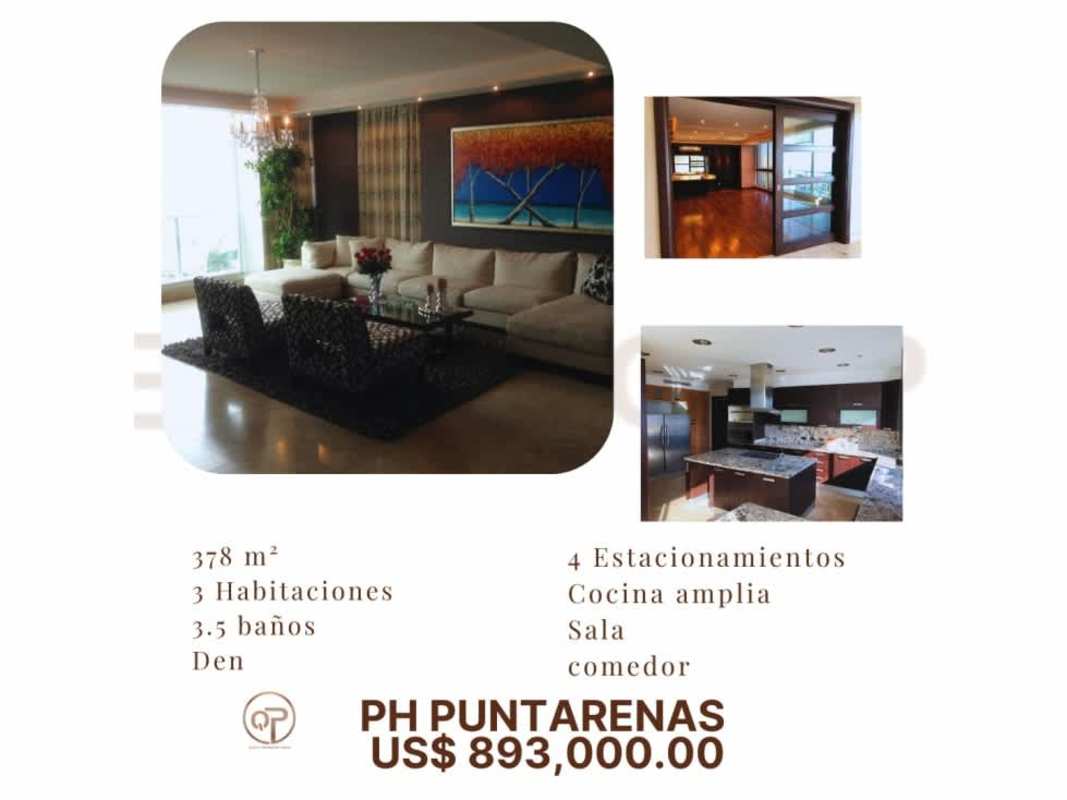Modern living room with integrated den and built-in bar in PH Puntarenas Coco del Mar Panama