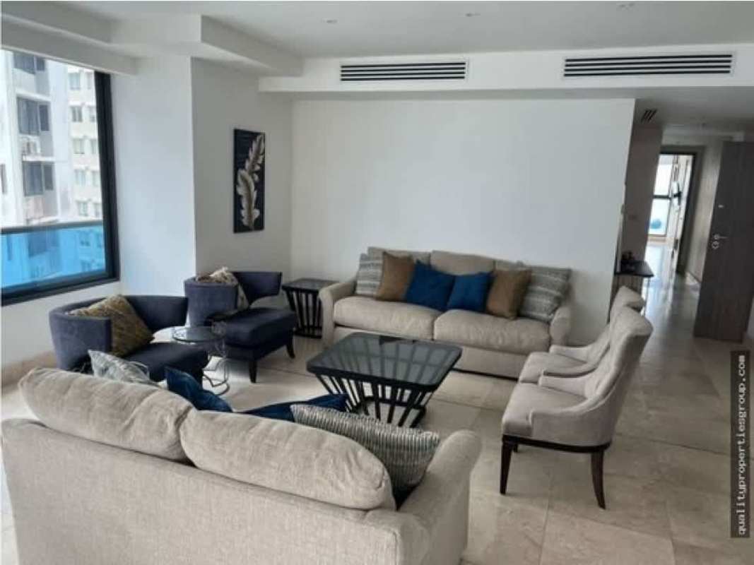 Furnished 3BR Ocean View Apartment Deluxe Residence Paitilla