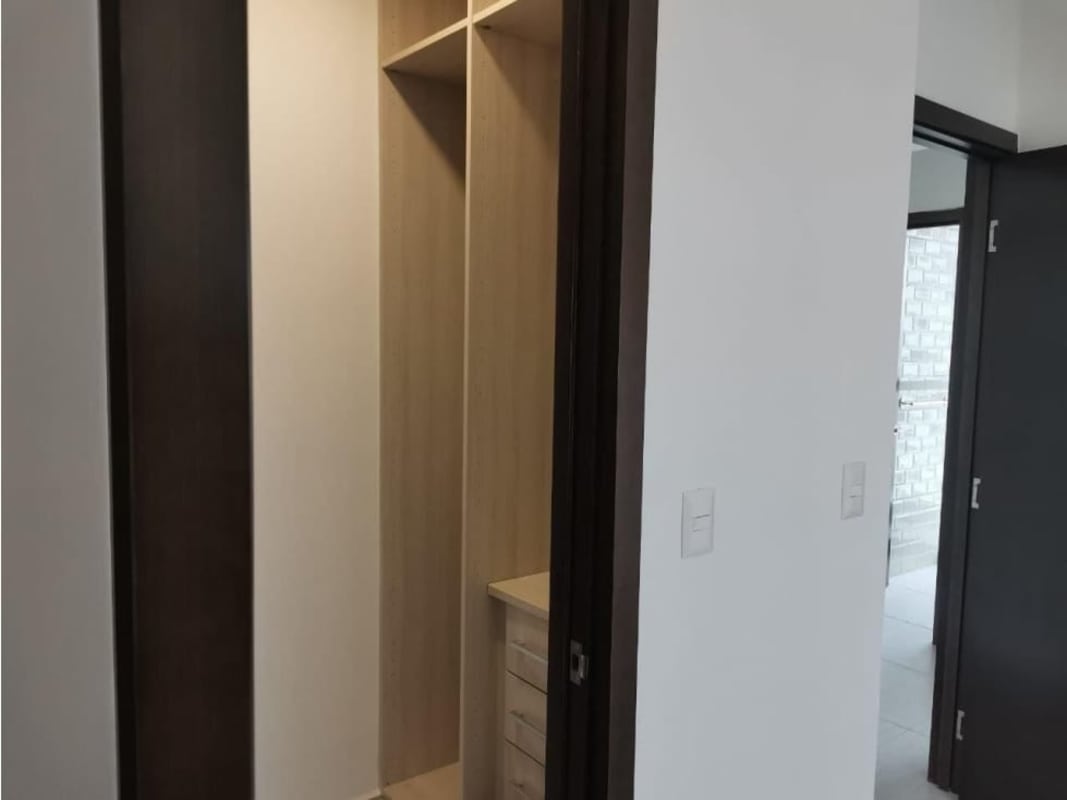 Balcony with glass railing, panoramic views of Panama City skyline and ocean from PH Jade Tower Coco del Mar