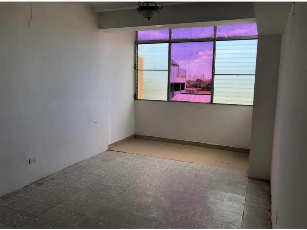 Bright living space with large window Campo Limberg affordable apartment