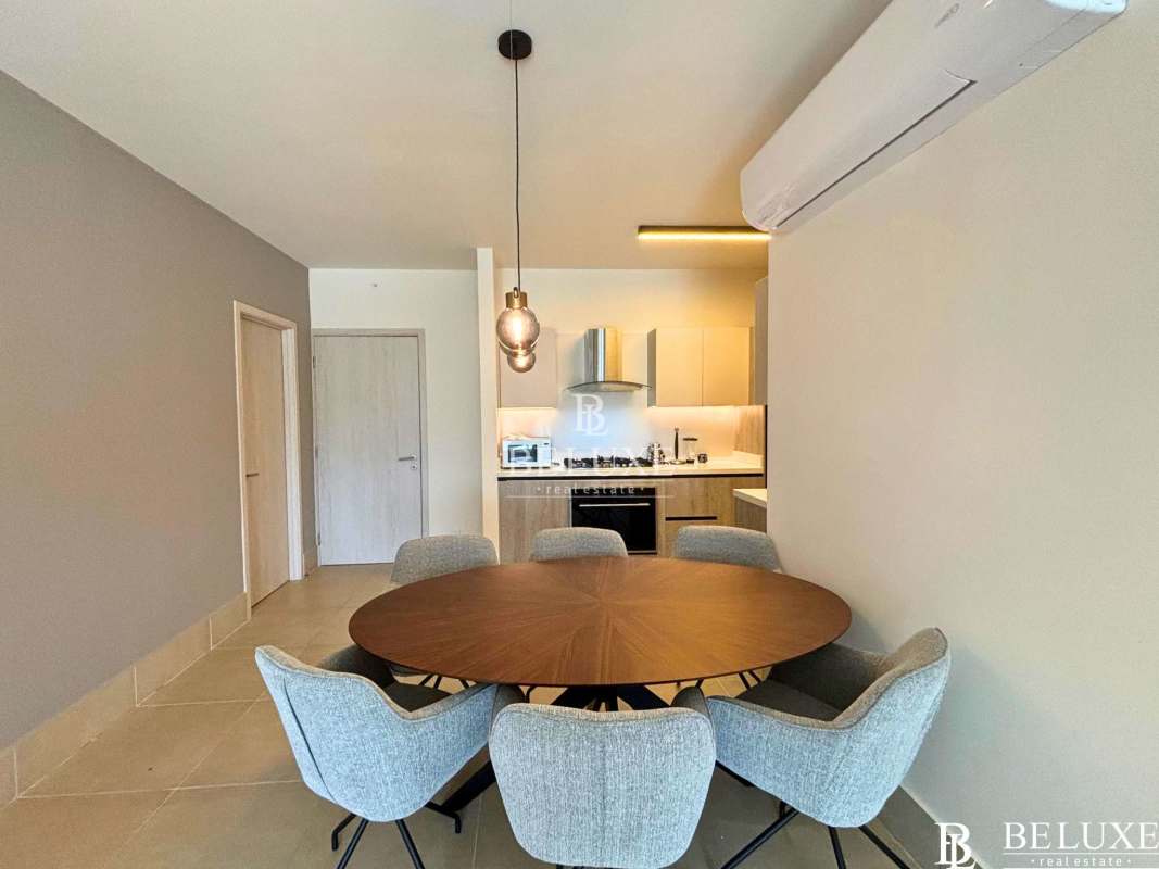 Luxury apartment furnished living room with balcony PH Ocean House Santa Maria