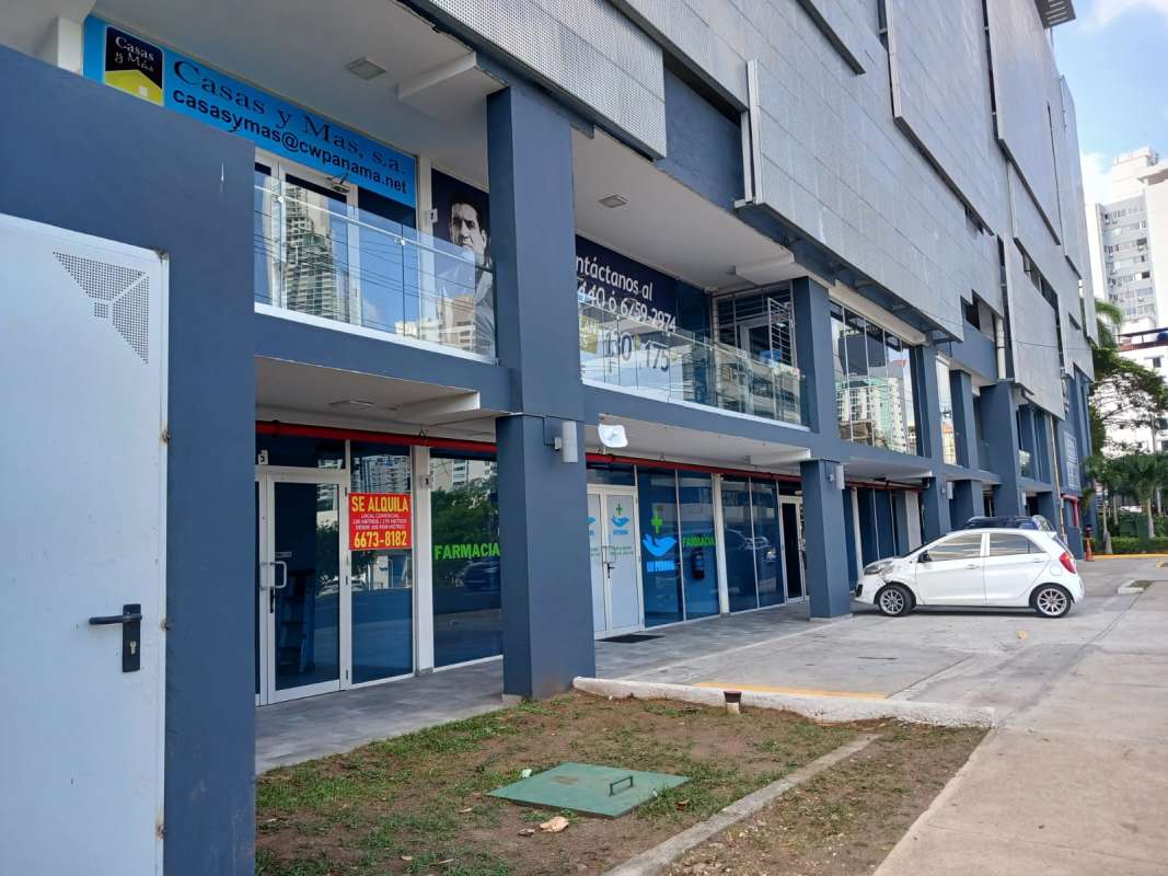 Technical work room with metal tables inside Signature Point rental Panama City