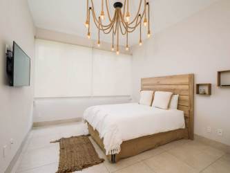 Kitchen with granite countertops, stainless steel appliances Laguna Buenaventura