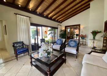 Luxury master bathroom granite vanity tub Buenaventura villa Panama