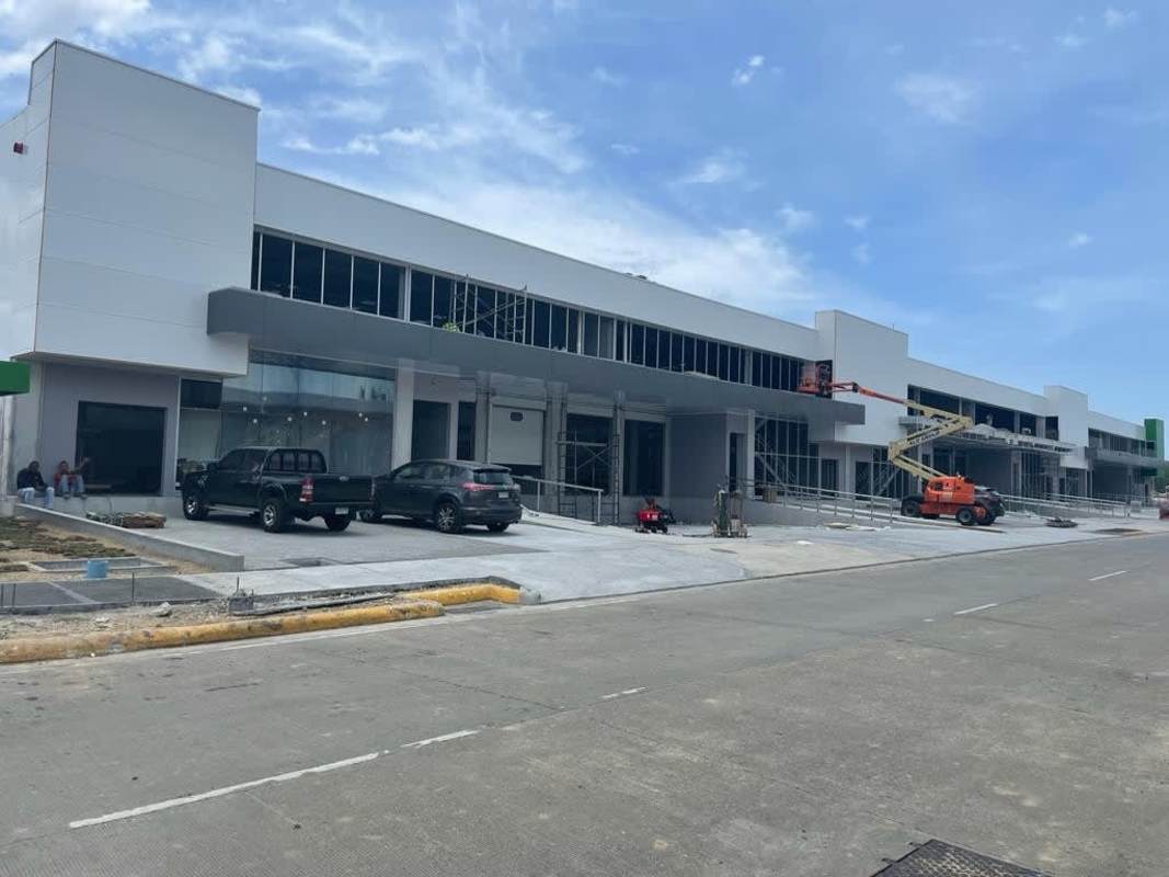 Exterior of new commercial and industrial park under development in Tocumen area Panama