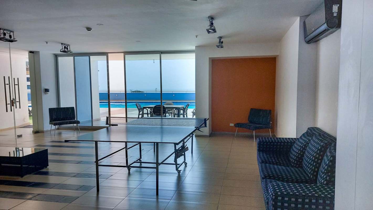 Game room with ping pong table access to ocean view pool PH Cabomarzo
