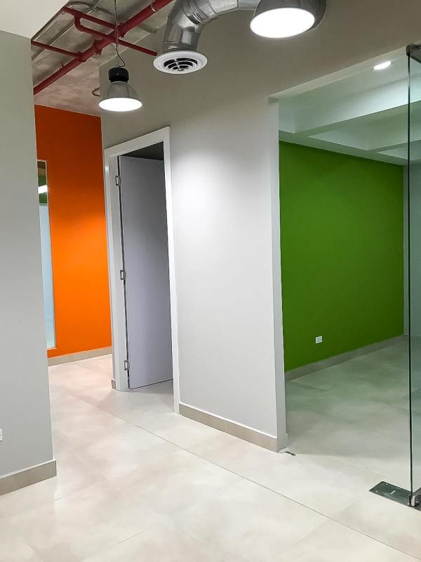 Modern office with city financial district skyline panoramic views PH Sortis Panama