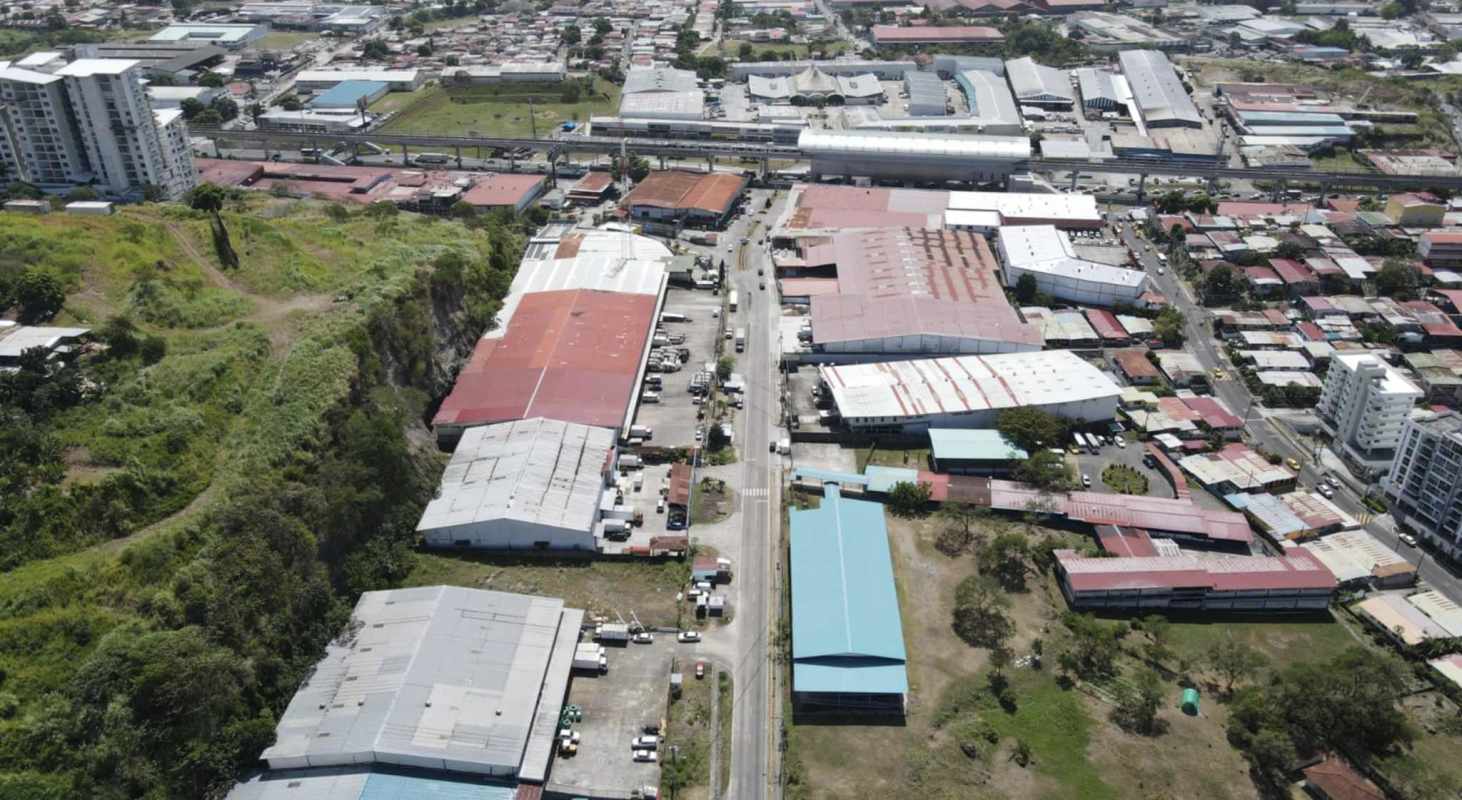 Industrial area with multiple warehouses and access roads El Crisol San Miguelito Panama