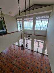 Aerial photo of private estate home surrounded by tropical woods and cleared areas Portobelo Panama