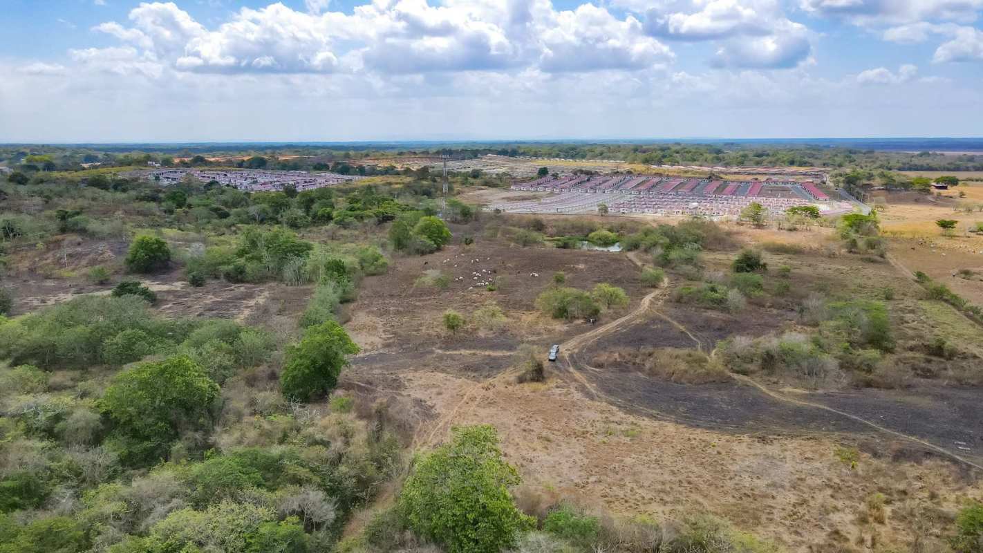 Open countryside land for sale with dirt access road Pacora Panama development site