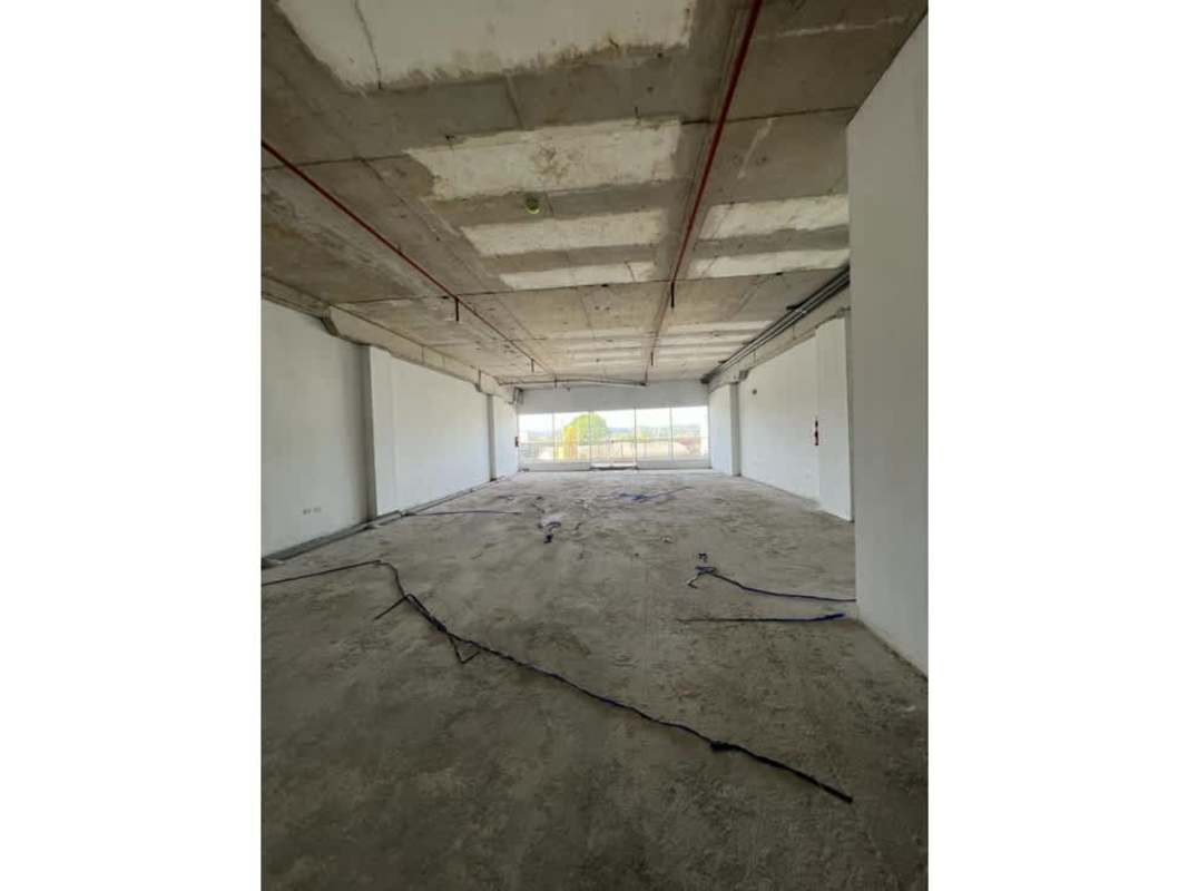 Unfinished open commercial space with large front window PH Terrazas de Albrook Panama