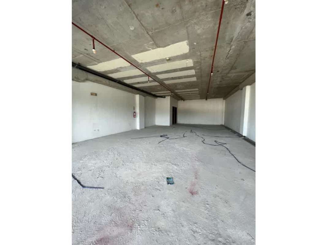 Bare concrete floor and ceiling unfinished office or shop Terrazas de Albrook Panama