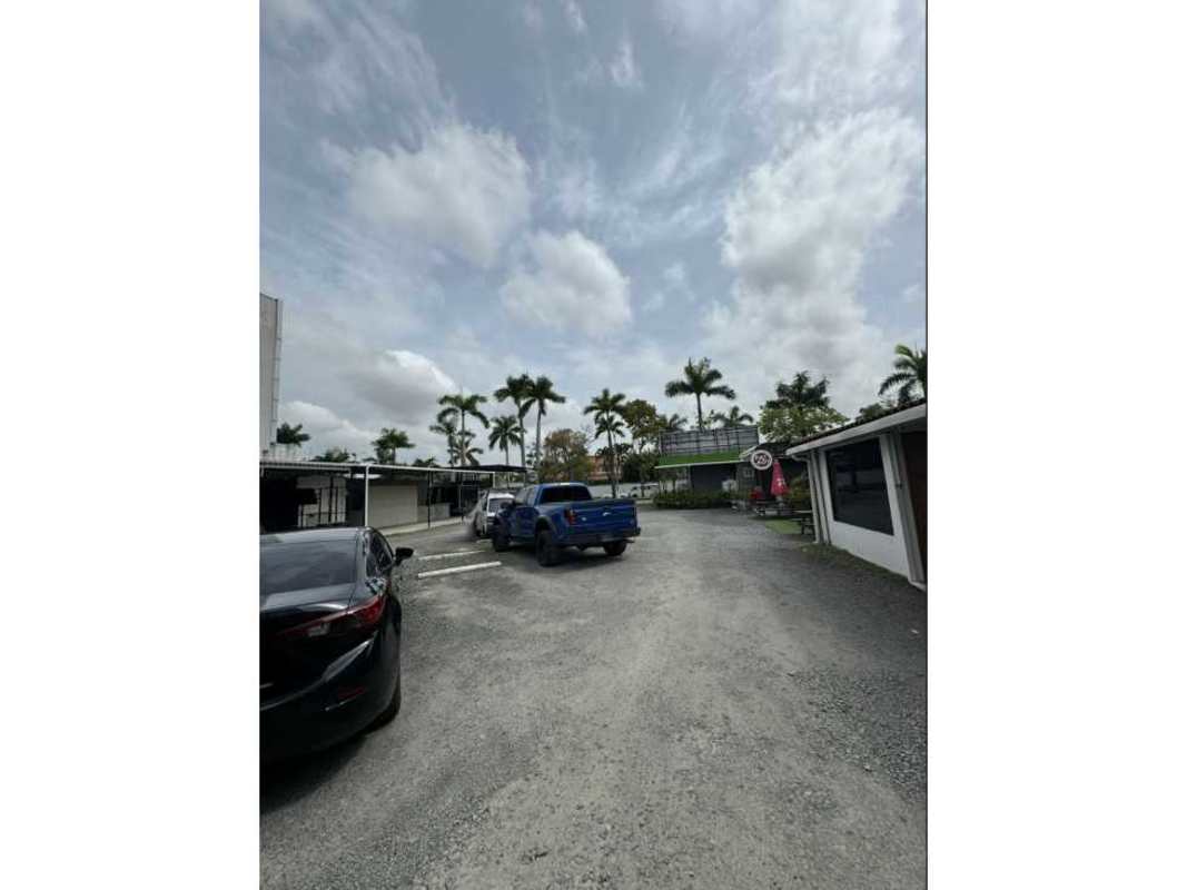 Vacant land plot on busy boulevard in Costa del Este Panama