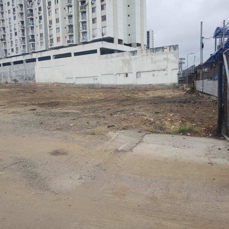 Vacant land next to apartment tower near transit on Via España Panama City