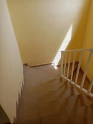 Traditional small bathroom ceramic tiles pedestal sink Villas Altos de Panamá Oeste house
