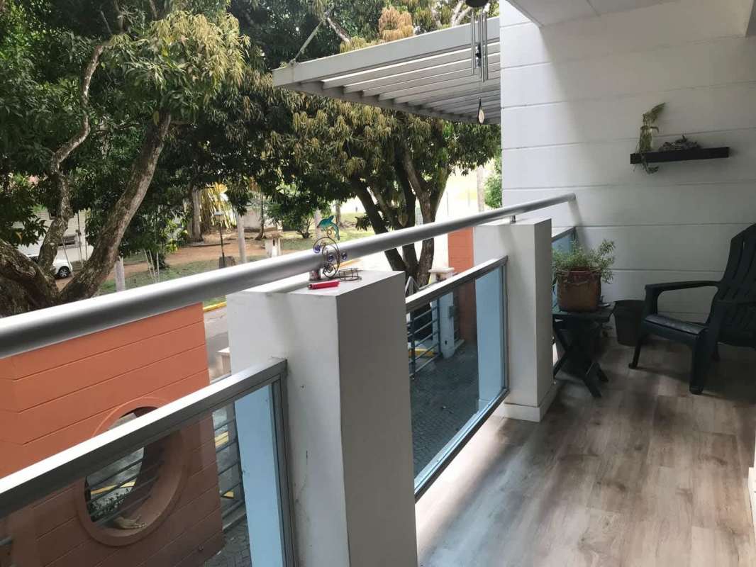 Large furnished master bedroom with park view balcony PH Clayton Tower Clayton Panama