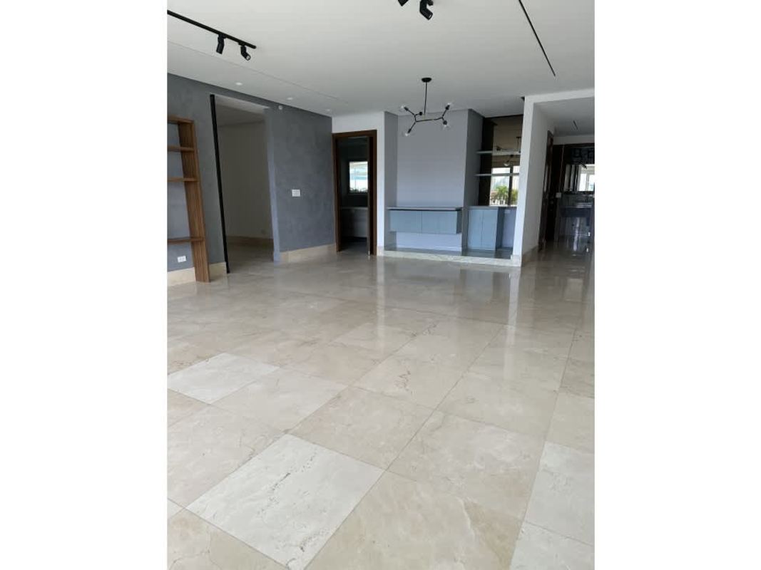 Panoramic covered balcony overlooking Santa Maria golf course at The Reserve Panama