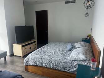 Private balcony with Pacific Ocean view at PH Oceanaire Punta Pacífica apartment