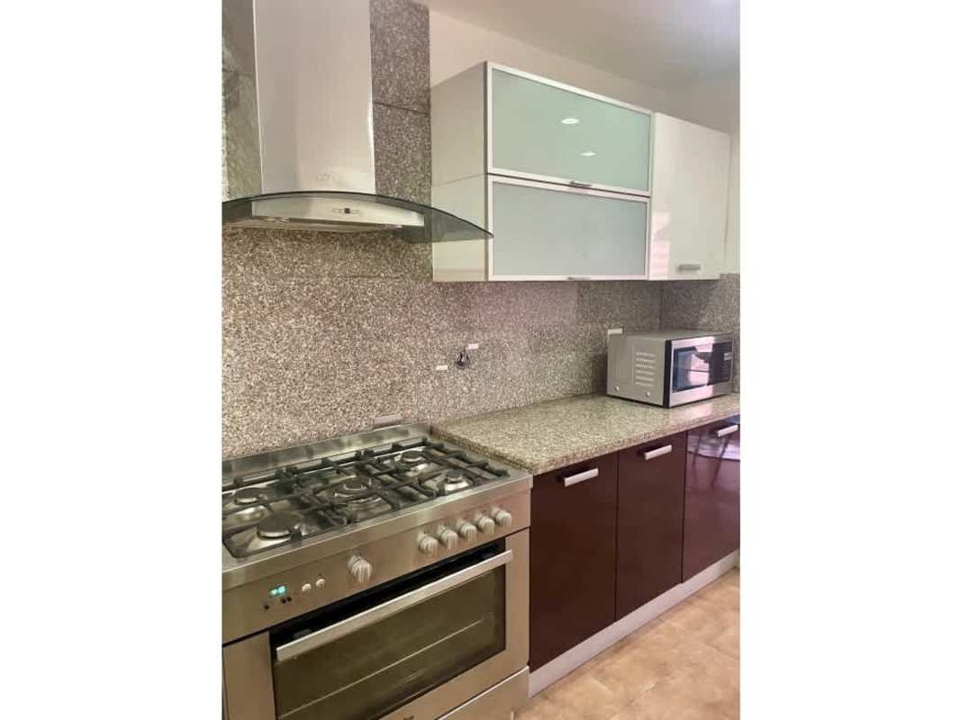 Gourmet kitchen with double fridge, oven, range hood PH Q Tower Panama City