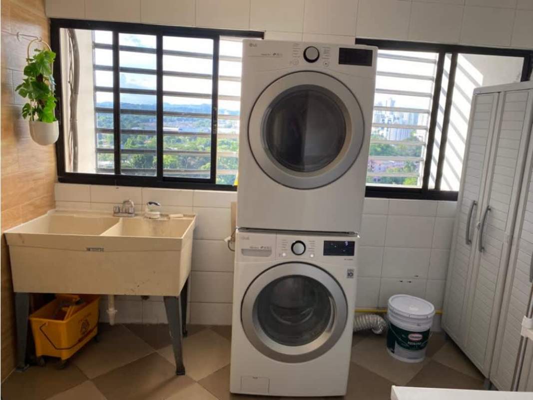 Dedicated laundry room with washer dryer sink PH Elite La Cresta Panama
