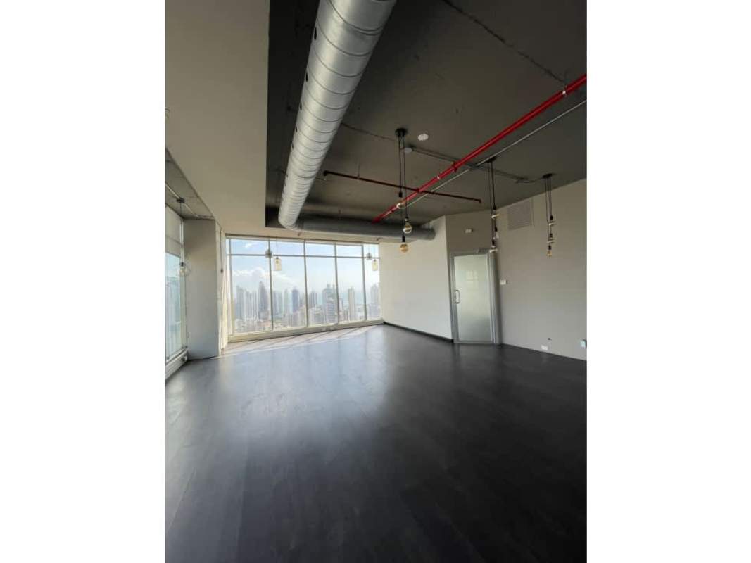 Industrial open office with ocean views for rent in PH BICSA tower Panama City