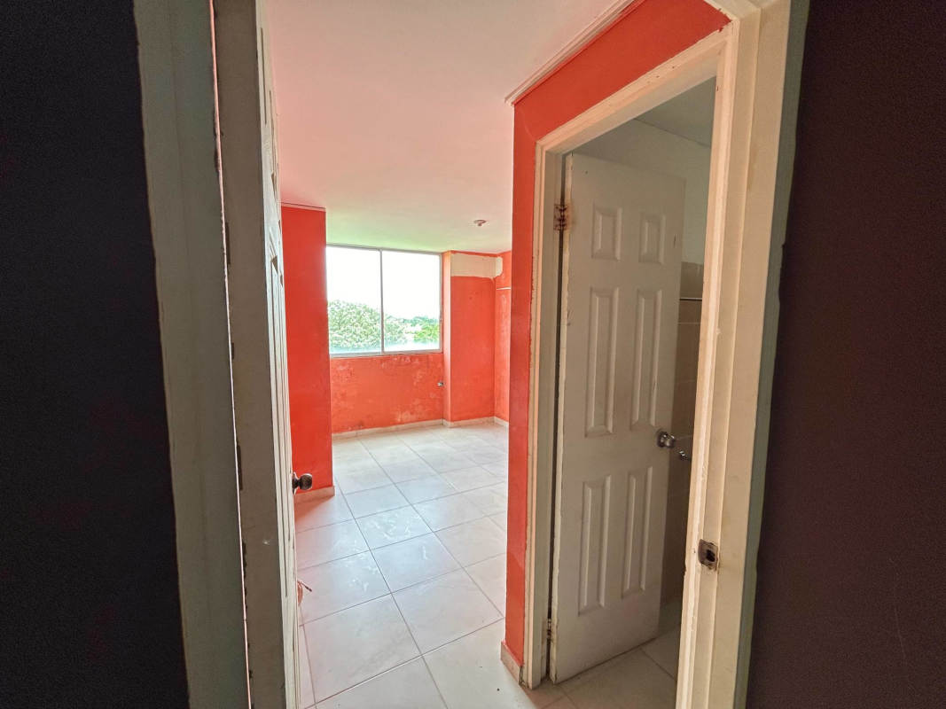 Bedroom with natural light in PH Mystic Blue affordable apartment Panama City