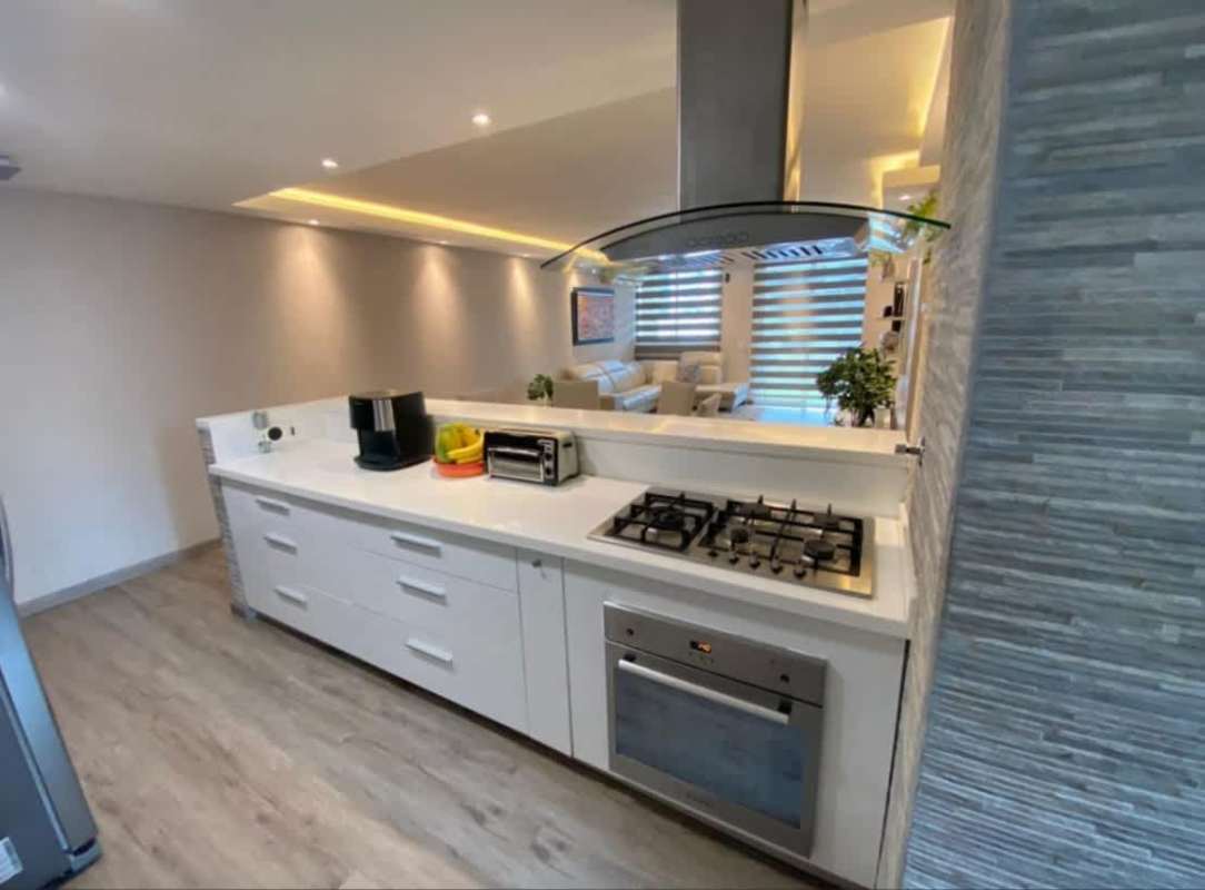 Elegant living room with balcony access PH Obarrio Central Panama