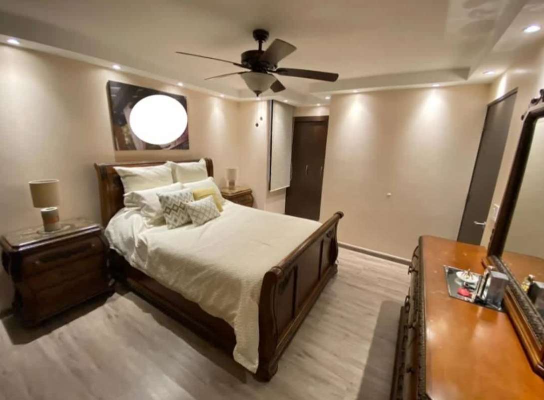 Contemporary living dining room with neutral decor Obarrio Panama