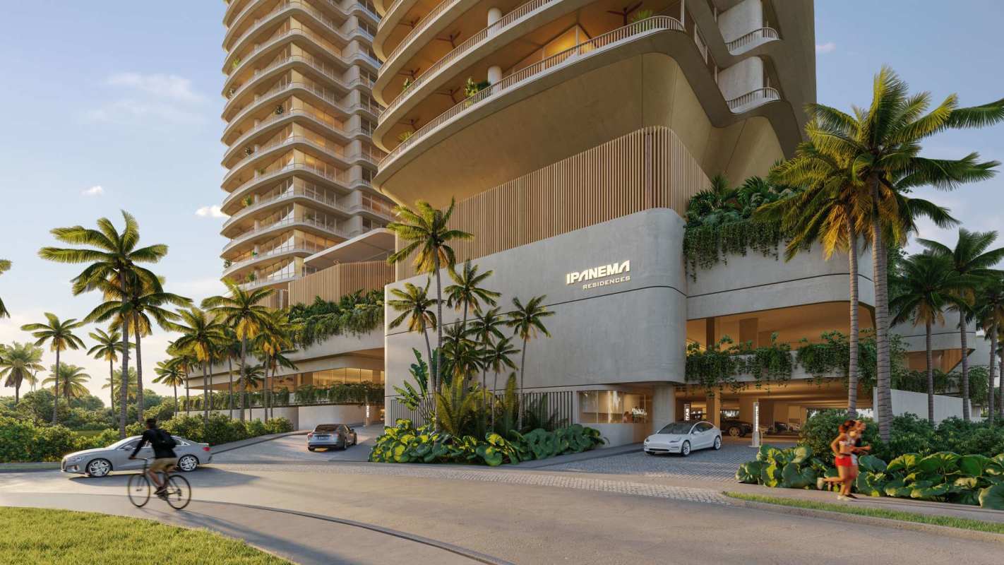 Spacious waterfront balcony with panoramic Pacific Ocean views at Ipanema Residences Costa del Este Panama