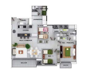 Apartment for Sale in Ancón - 3 bedrooms