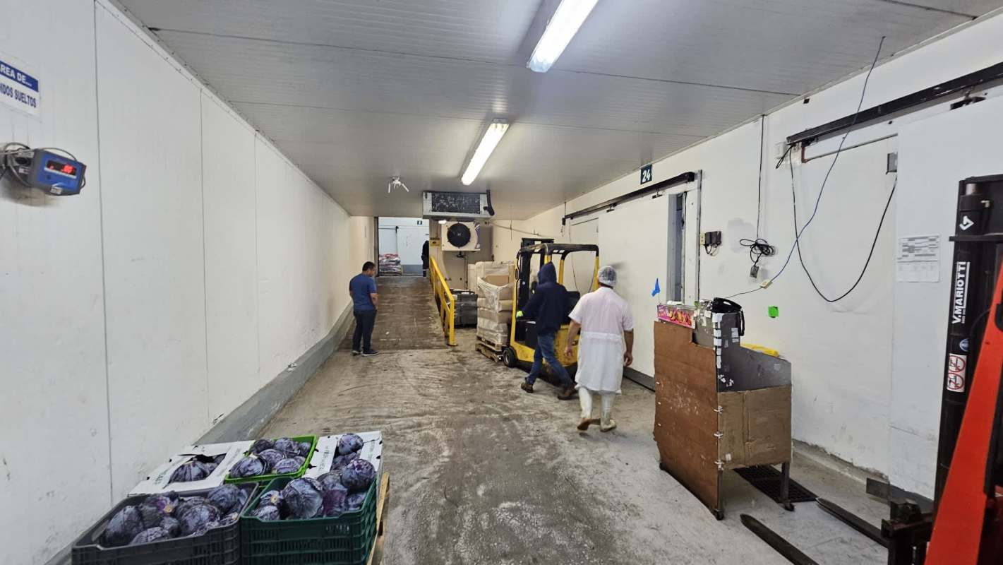 Industrial freezer space inside warehouse complex in Juan Díaz Panama