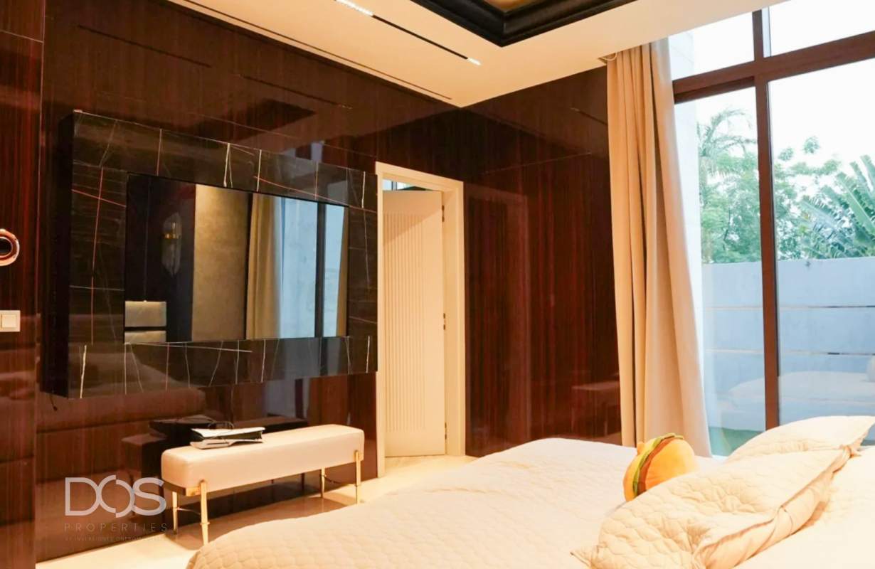 Luxury master bathroom marble gold fixtures Versace decor for rent Ocean Reef Panama