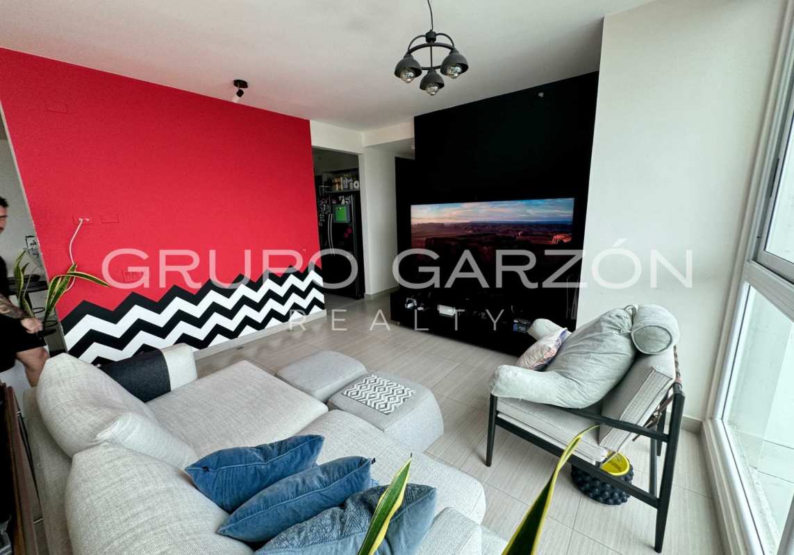 Open living dining space with ocean view balcony in PH Asia Costa del Este Panama