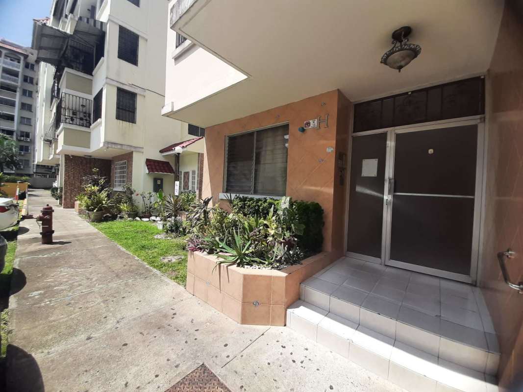 Empty bedroom with closet, ceiling fan and tile floor at PH Altos de Bella Vista Panama
